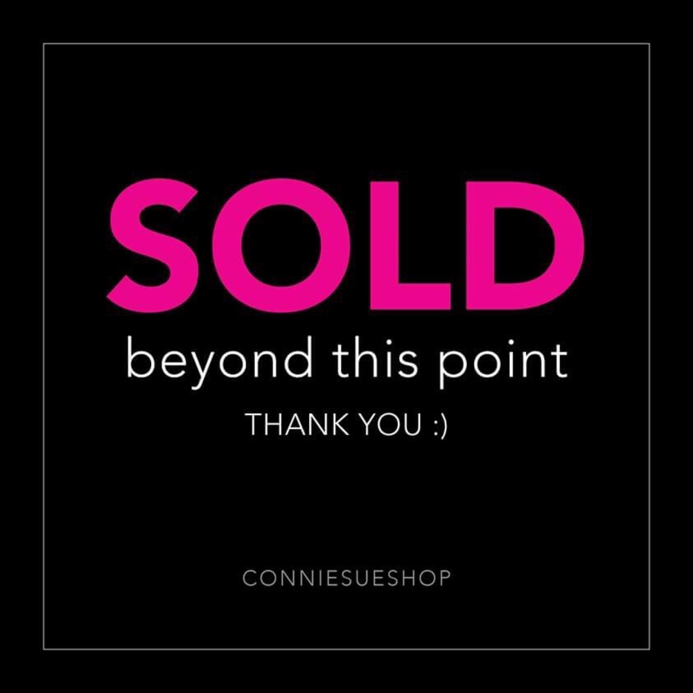 SOLD ITEMS