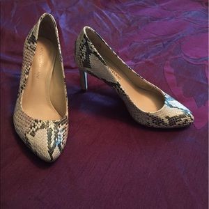Snakeskin heels