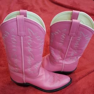 Hot Pink Cowboy boots