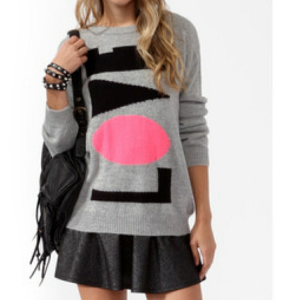 NWOT LOVE sweater from Forever 21