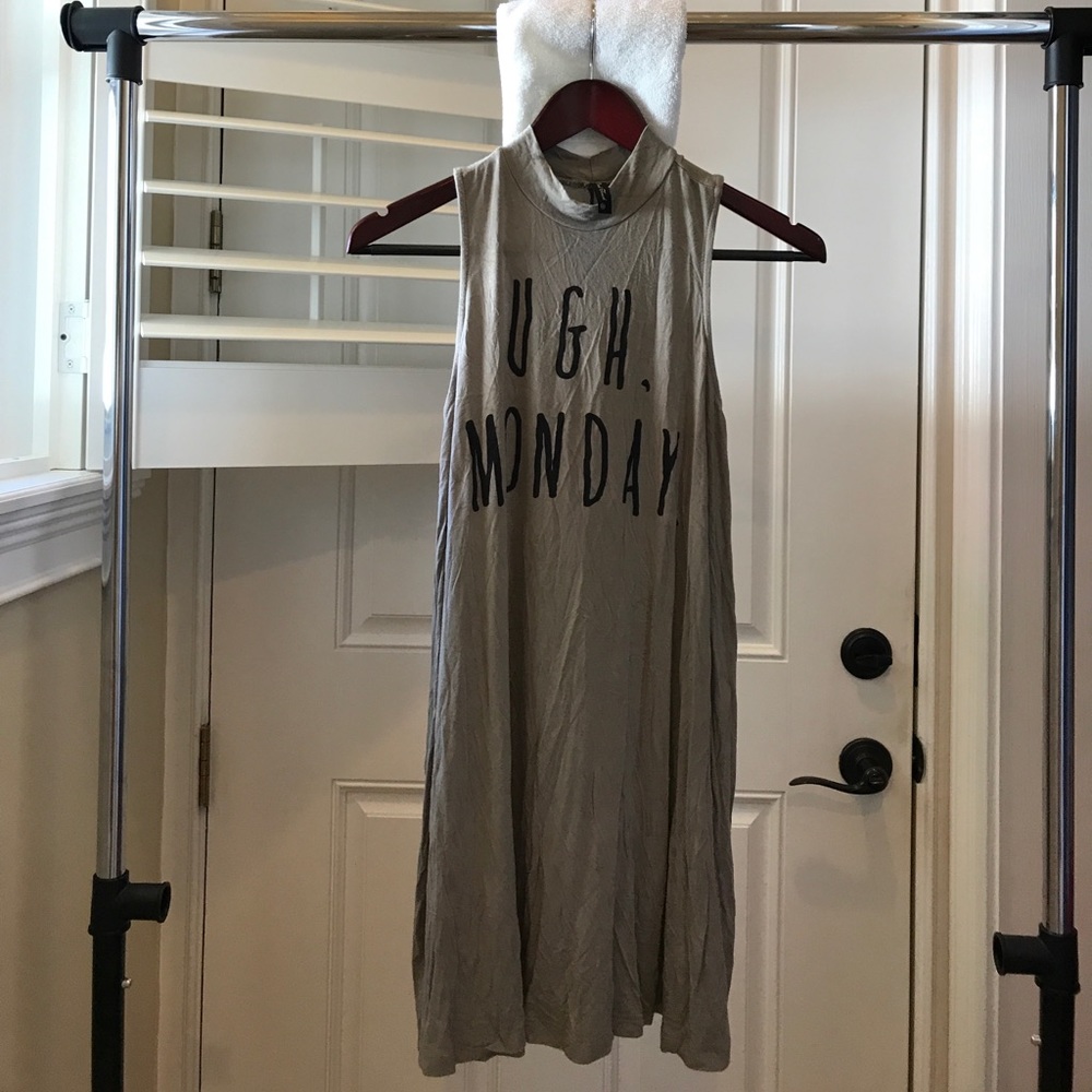 Army Green T Shirt Dress