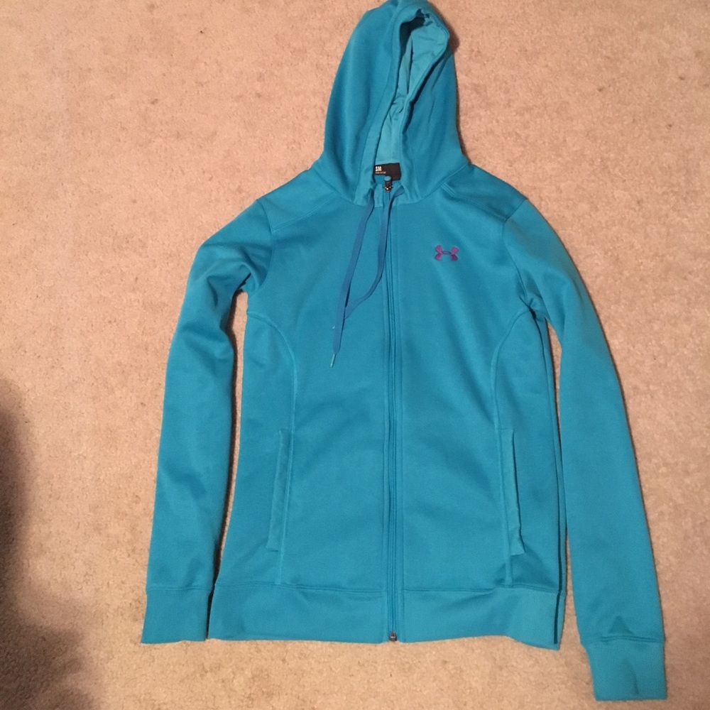 Under armor zip up sweatshirt