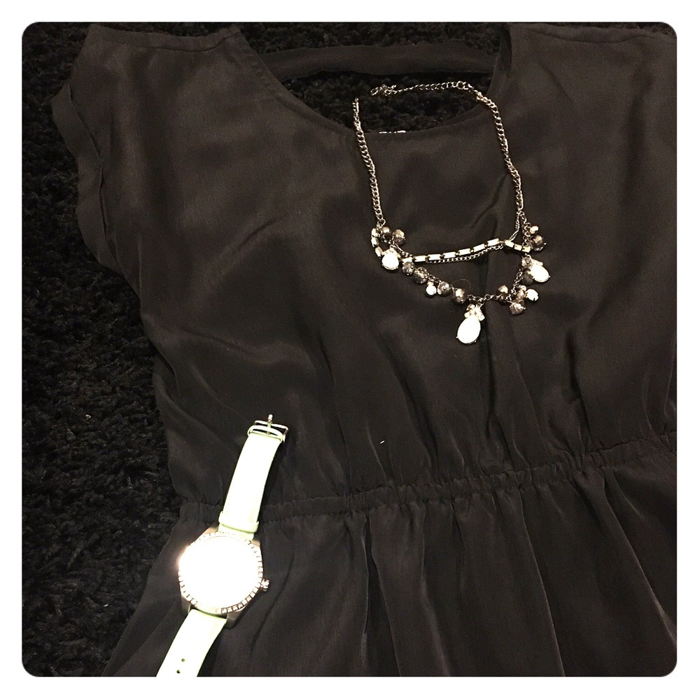 |P I N K•R E P U B L I C| black mini dress 🖤