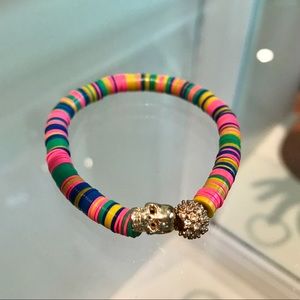 Martha Calvo Pave Skull Bracelet