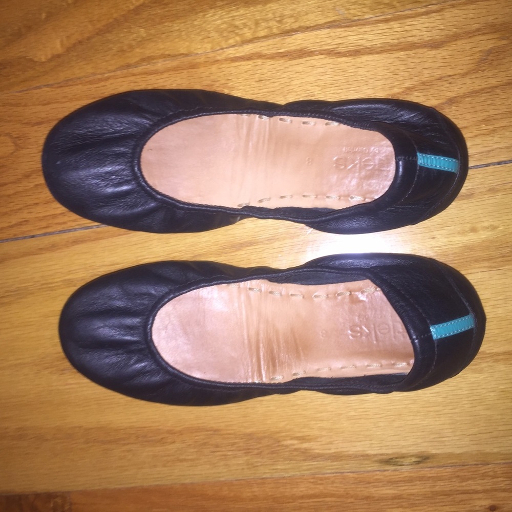 Black Leather Tieks