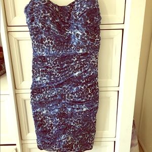 Cheetah print club dress