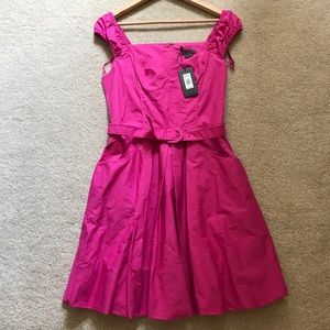 A new pink dress for bridesmaid