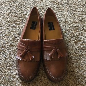 Men's Bostonian Brown Loafers Size 10