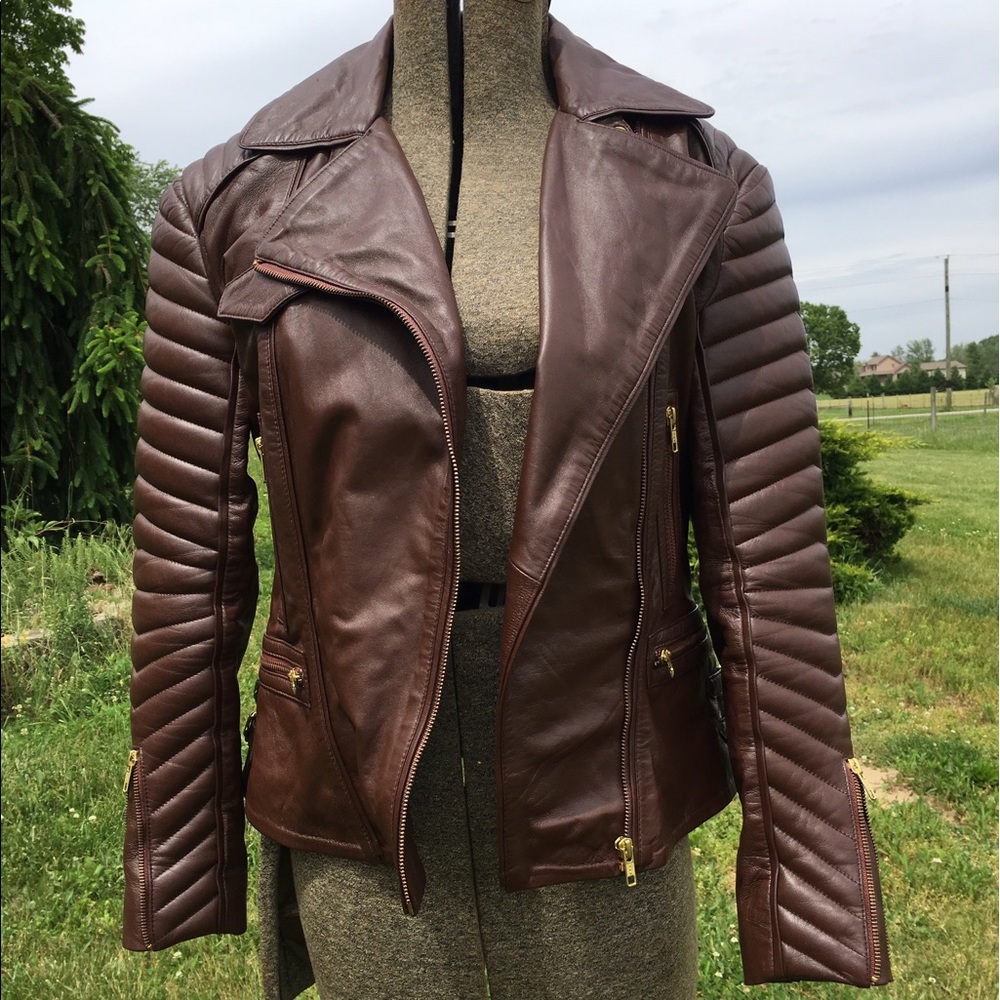 Handmade leather jacket