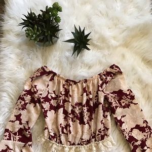 Off the shoulder shirt