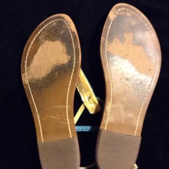 Sam Edelman Gigi Teal T-Strap Sandals - Picture 5 of 5