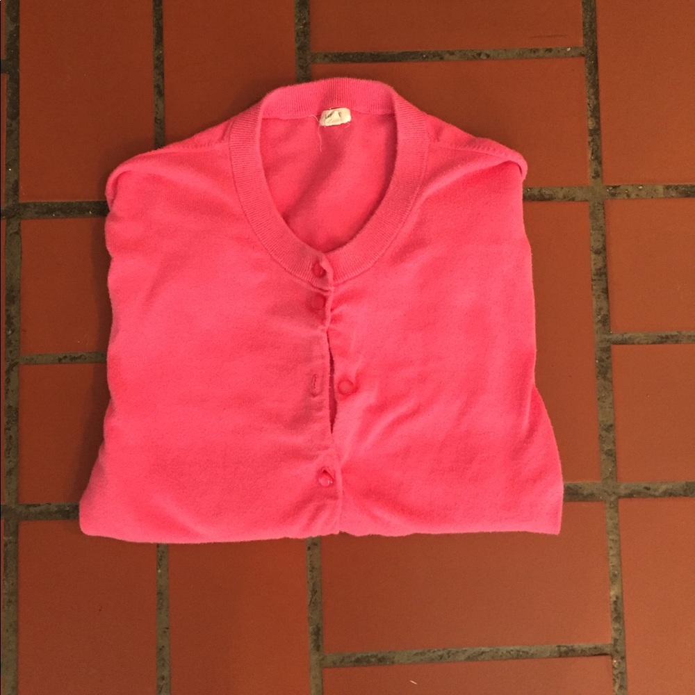 J.Crew Jackie O Cardigan - Pink