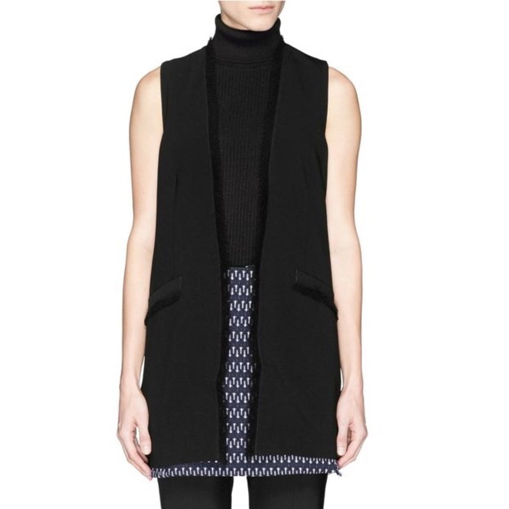 NWT 'Hannover' open tunic vest with fringe