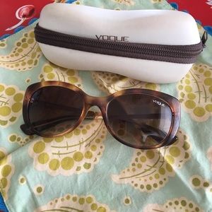 Vogue sunglasses tortoise shell color