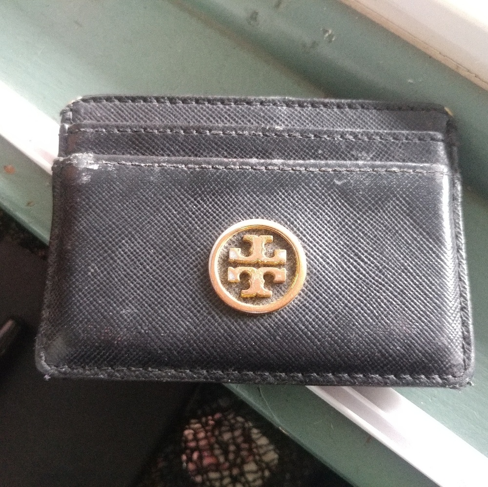 Tory Burch leather card holder