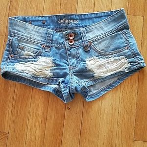 JEAN SHORT SHORTS