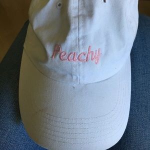 Brandy Melville Peachy White Cap