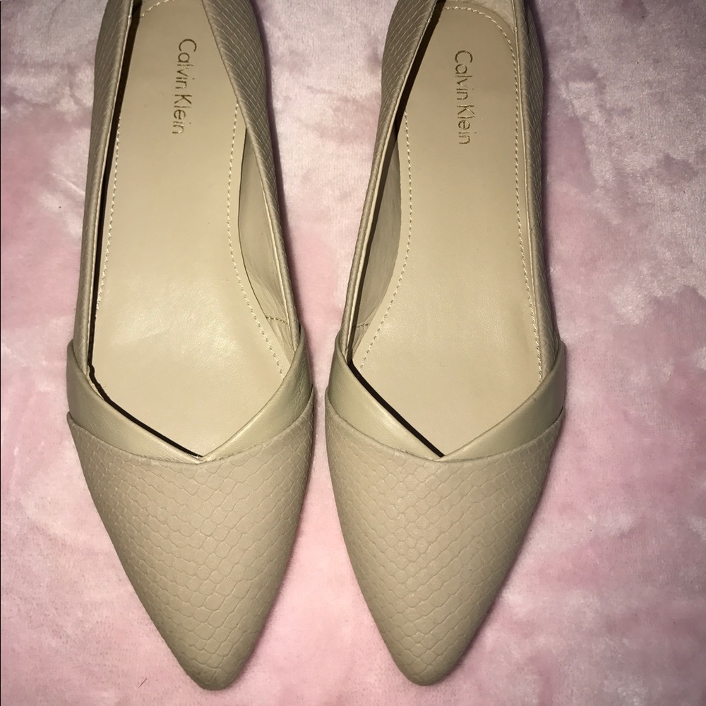 Calvin Klein flats