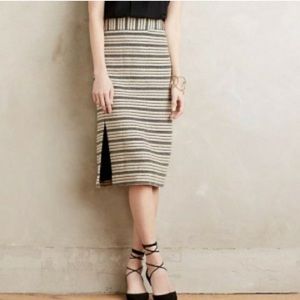 Anthro stripe skirt