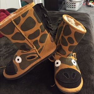 Kids Emu giraffe boots