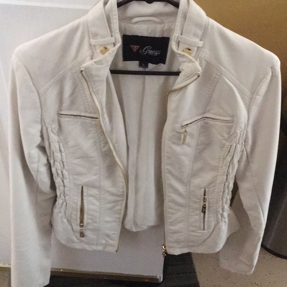 Guess leather jacket SOLD!!