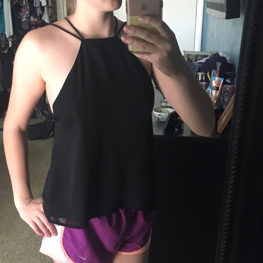 Sexy Black Blouse