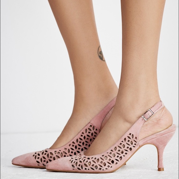 Suede Kitten Heels - Picture 2 of 6