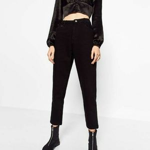Zara Trafaluc High Rise Ankle Mom Jeans (8)