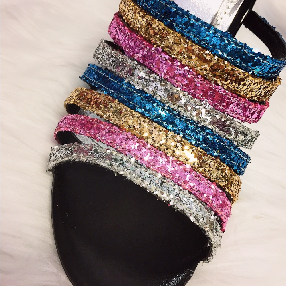 🎉New - Glitter Block Heels - Picture 7 of 8