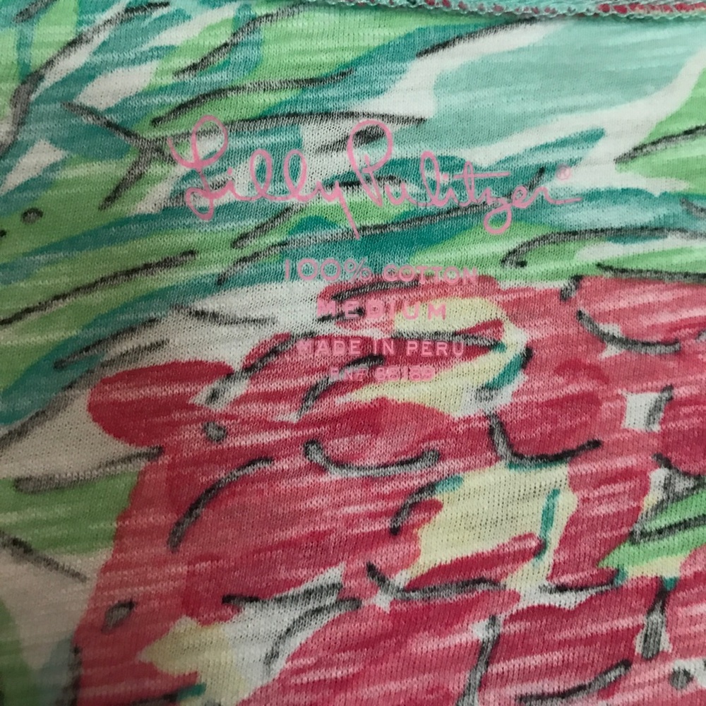Lilly Pulitzer Amanda L/S Top in Spike The Punch - Picture 2 of 3
