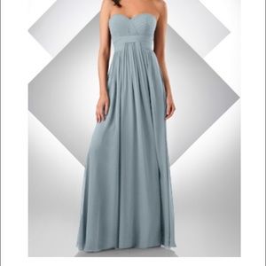 NWT Bari Jay Bridesmaid Dress Misty Blue