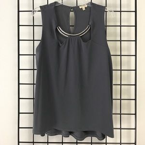 Women's Lily White Grey Blouse