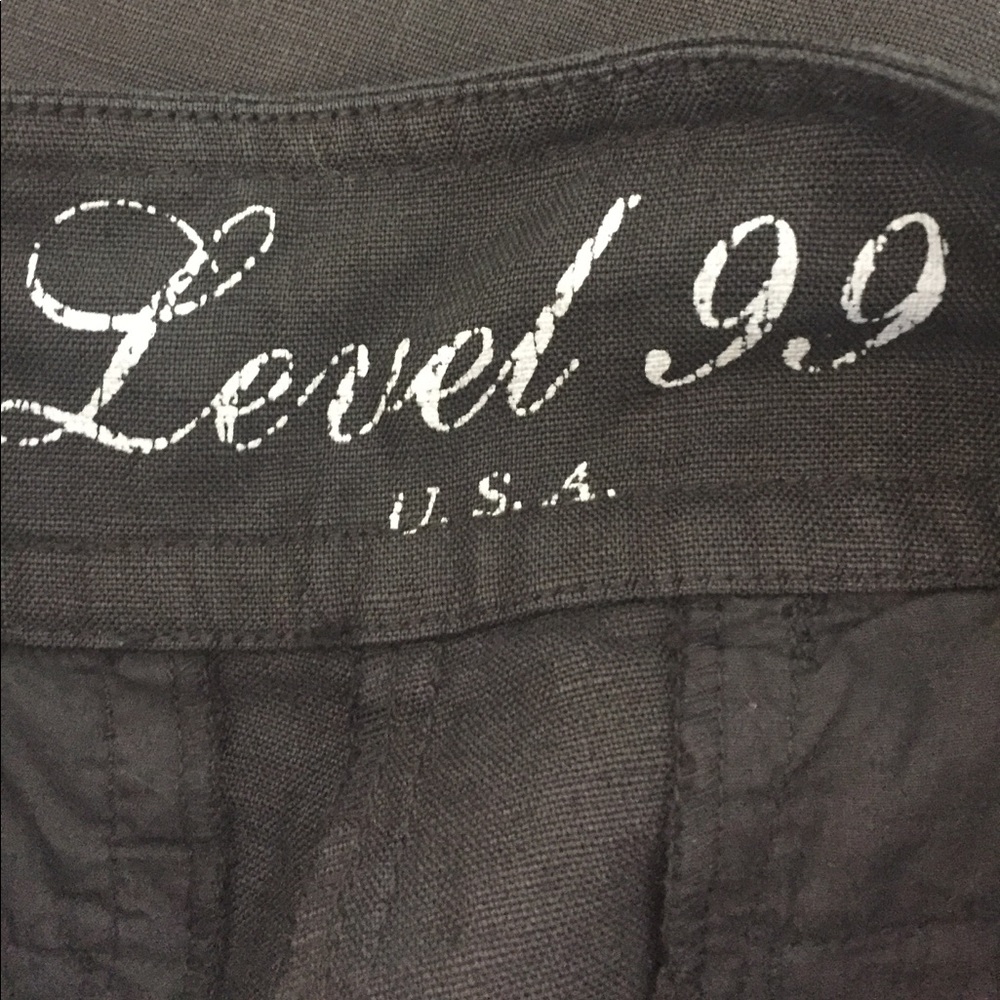 Level 99 100% Linen Gaucho Bermuda Short - Picture 8 of 8