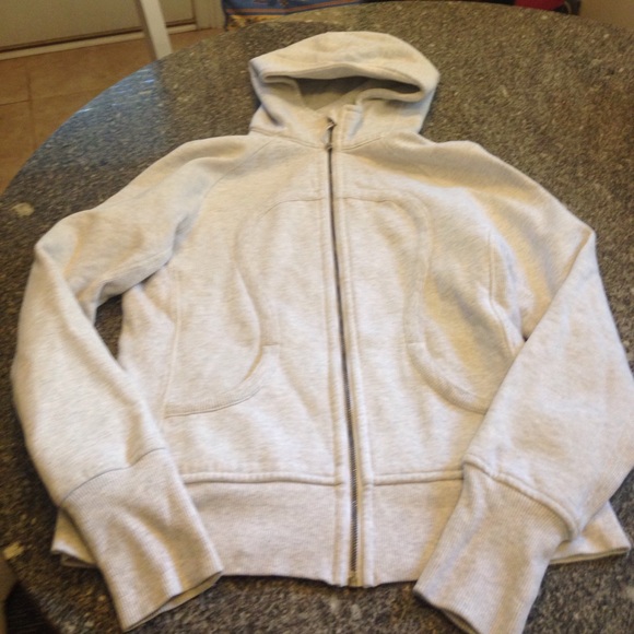 lululemon athletica Jackets & Blazers - Lululemon gray with silver scuba 10