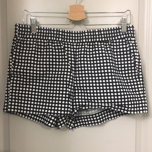 J crew shorts polka dot short