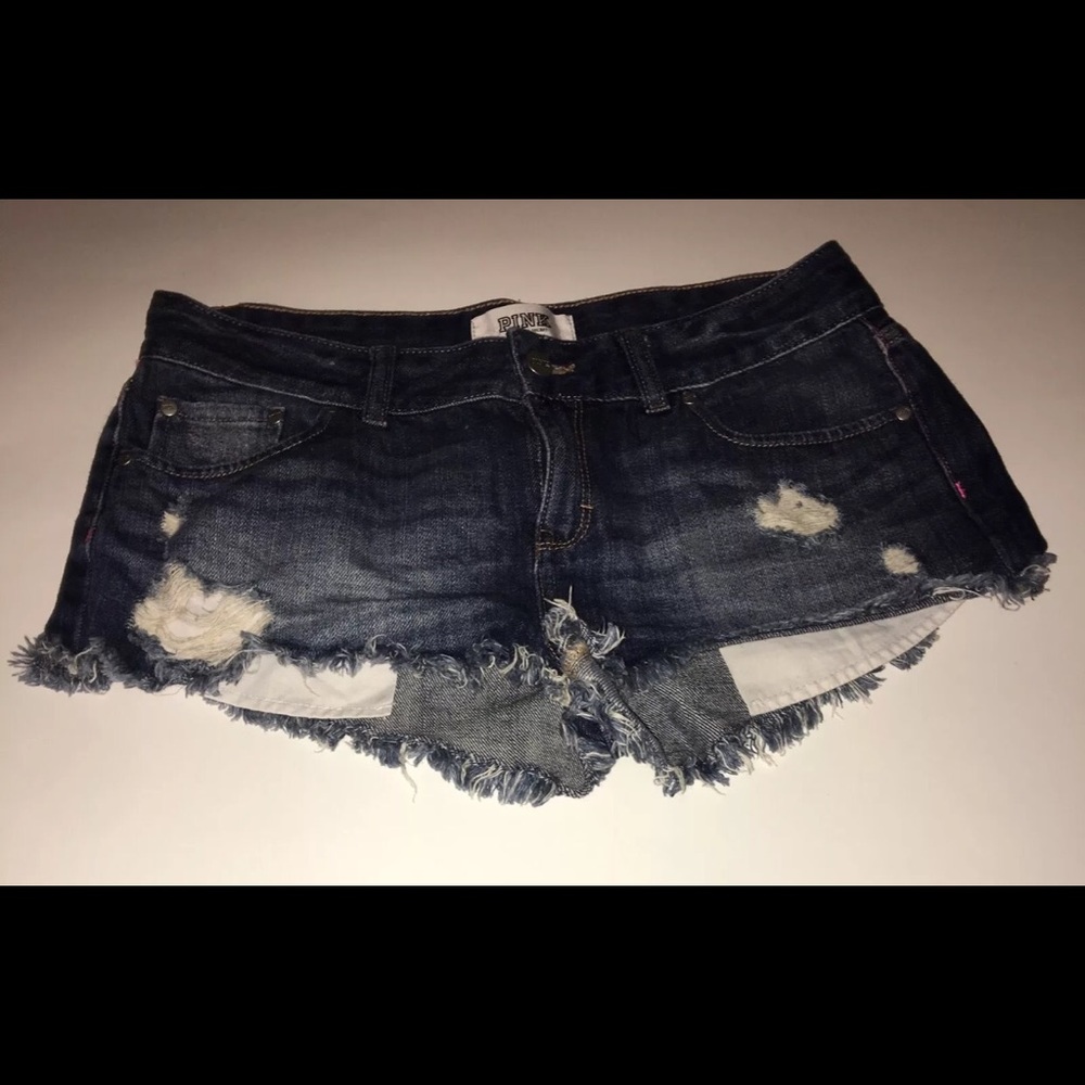 Victoria's Secret Pink Denim Shorts Size 8