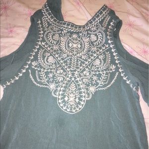 Xhilaration Cold Shoulder Top