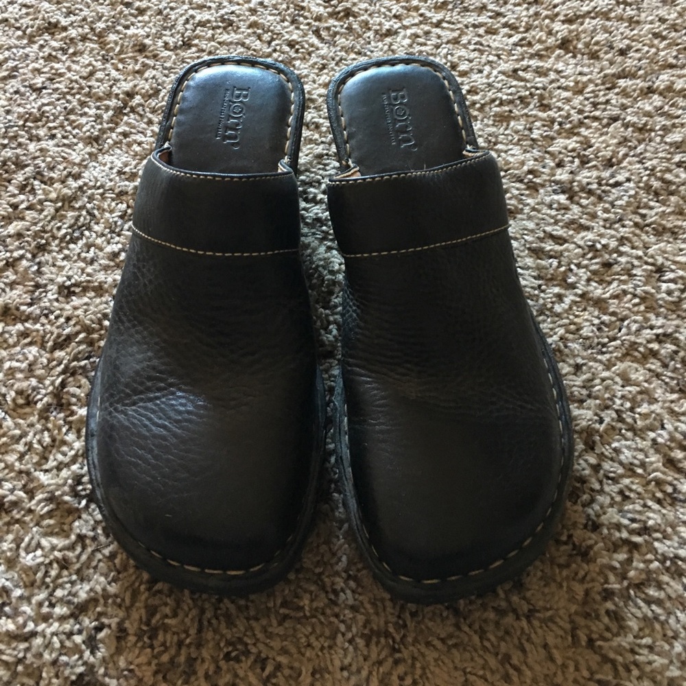 Born Mules Black Size 8