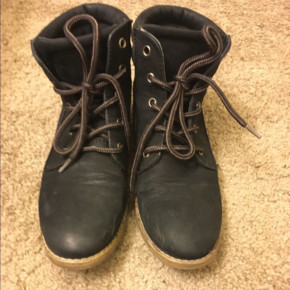 Steve Madden Mantraa Black Ankle Boots