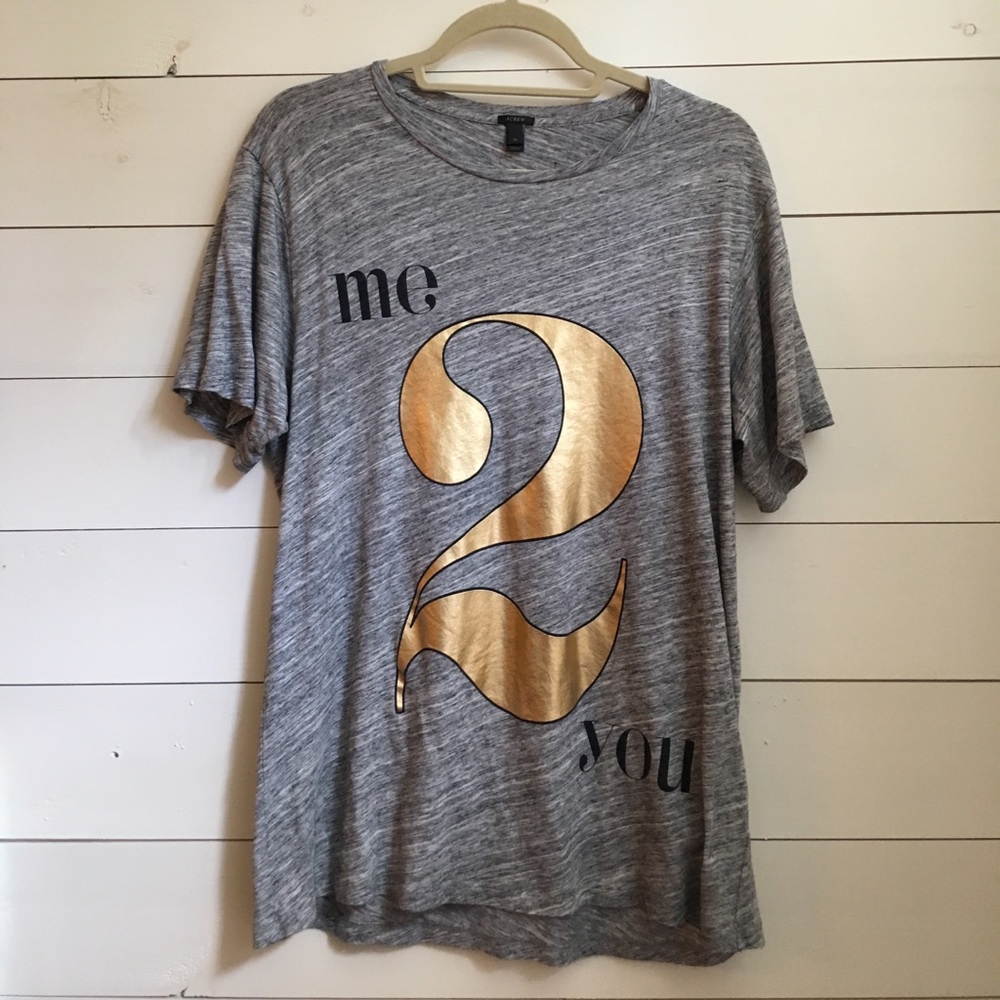J. Crew "me 2 you" Top