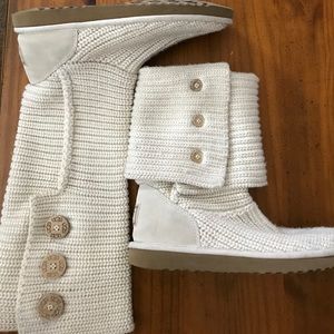 Knit Ugg boots