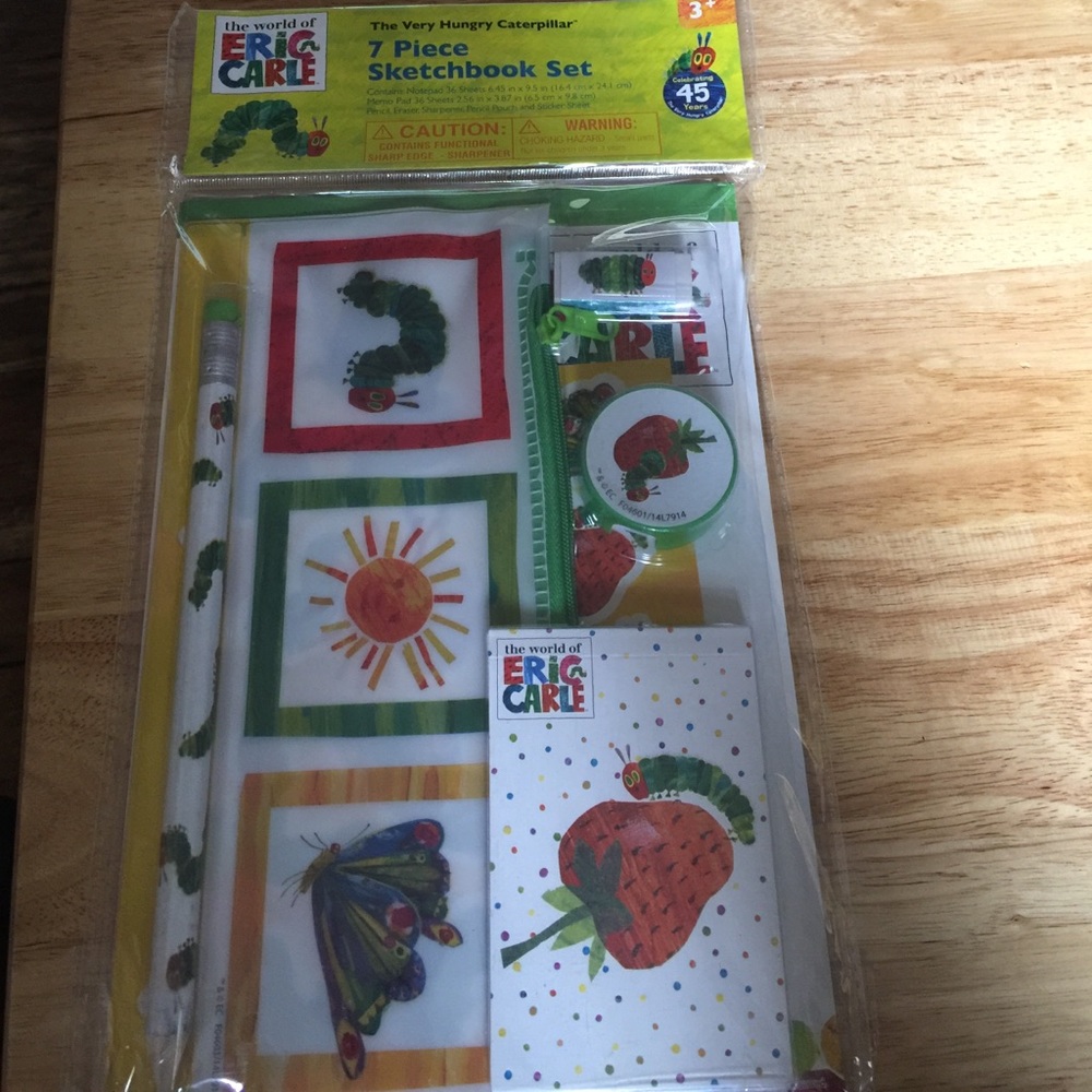 7 piece sketchbook set
