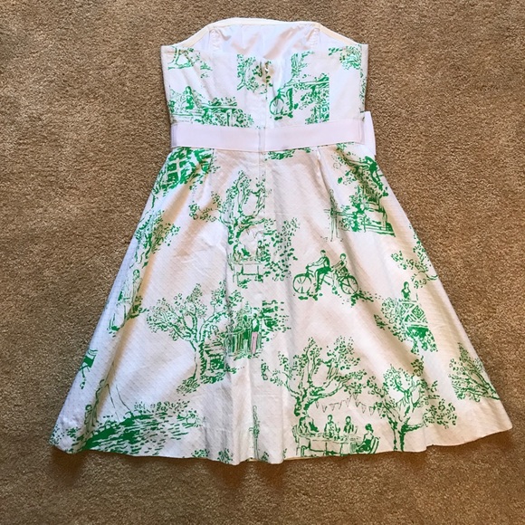 Lilly Pulitzer Amberly Dress in Spring Fever Toile - Picture 2 of 5