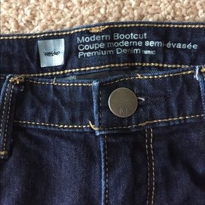 Bootcut dark wash jeans