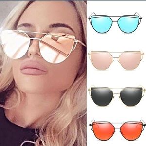 NWOT Cat Eye Mirrored Sunglasses😎