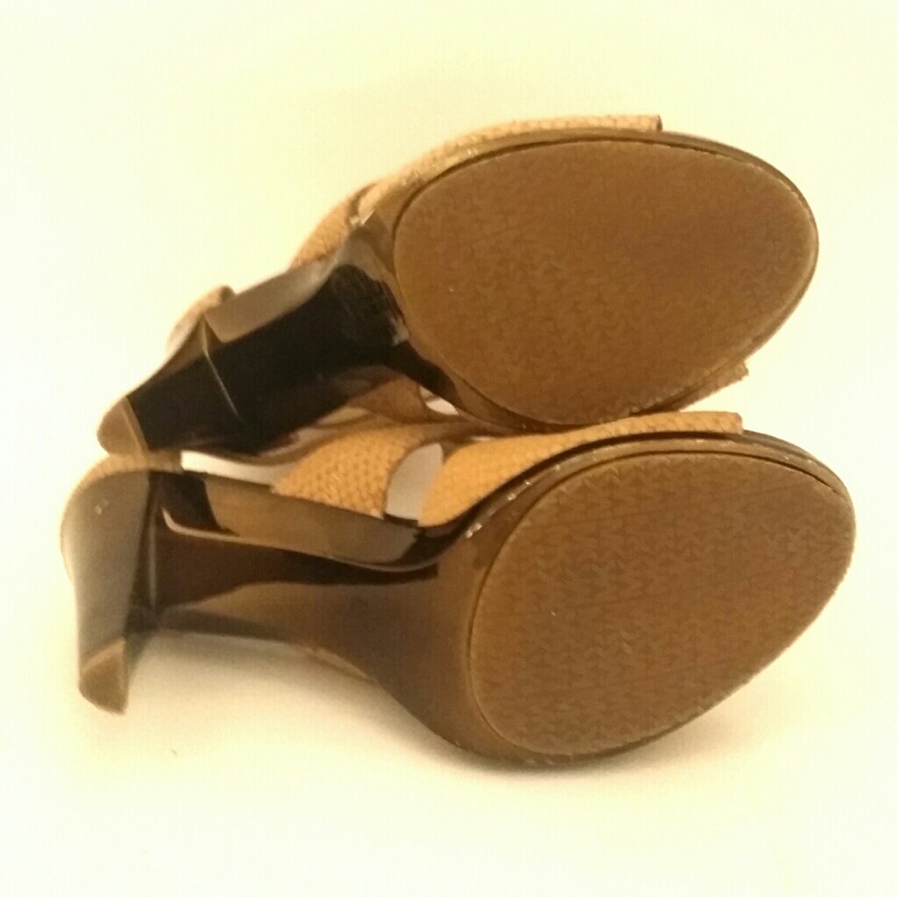 Michael Kors Berkeley Open toe leather heels - Picture 3 of 6