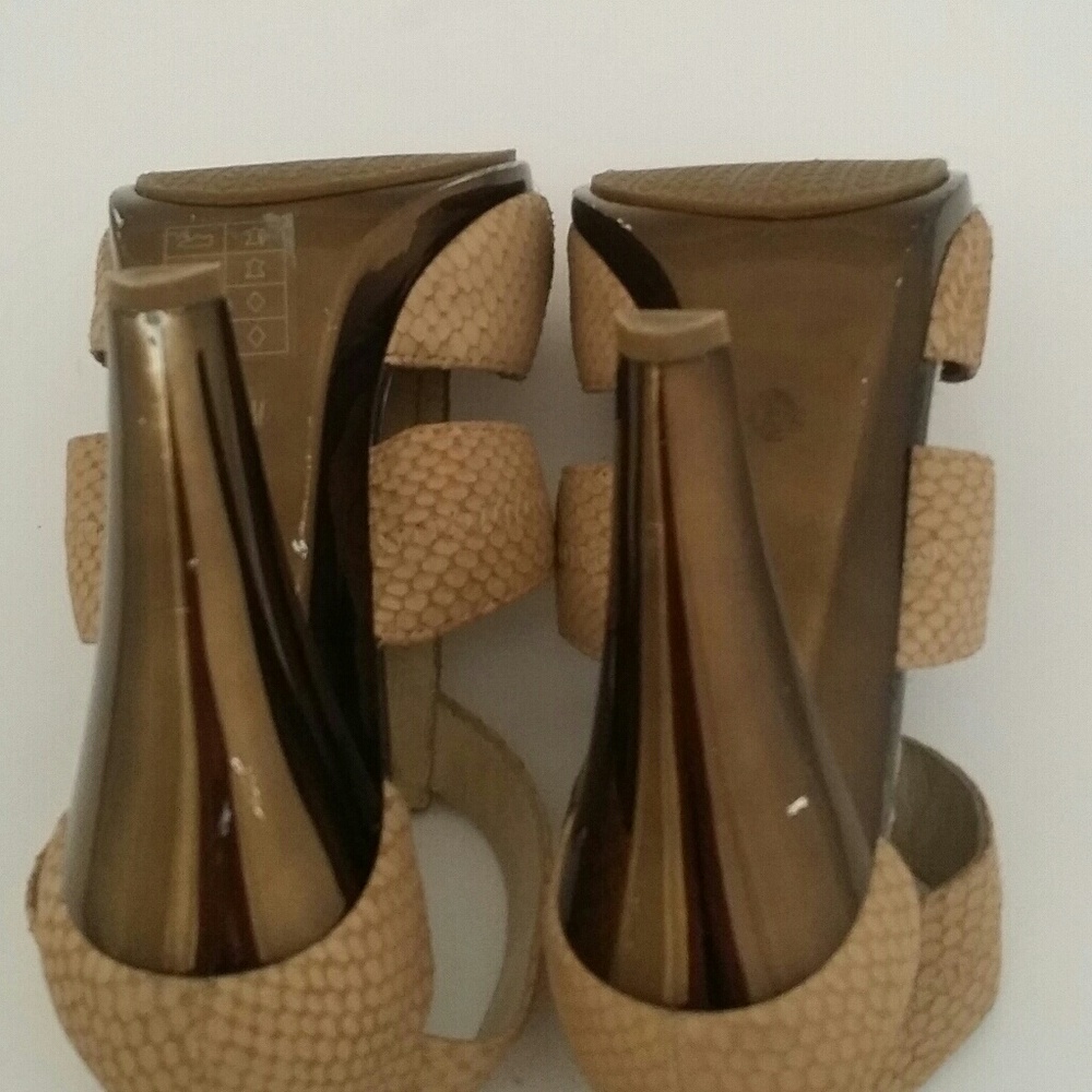 Michael Kors Berkeley Open toe leather heels - Picture 6 of 6