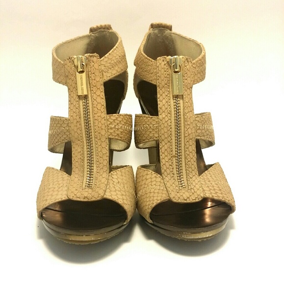 Michael Kors Berkeley Open toe leather heels - Picture 4 of 6