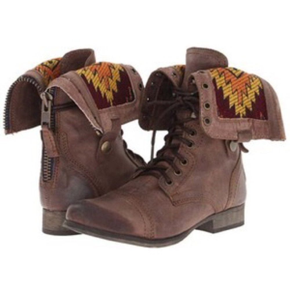 Steve Madden Chevie Lace Up Combat Boots