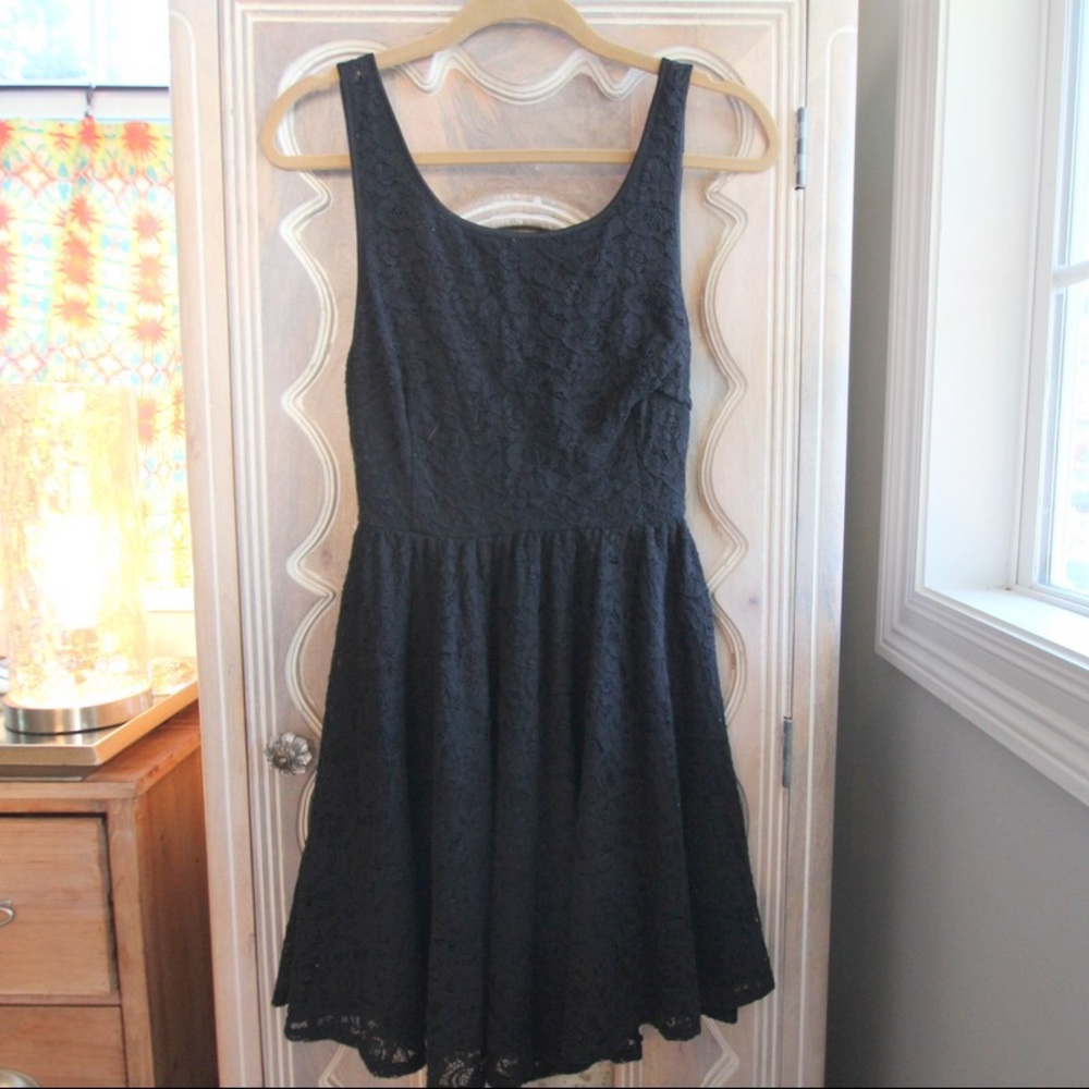 UO Lace Open Back Dress